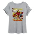 thumbnail image 1 of Marvel Iron Man - Comic Book Cover - Women's Oversized Graphic T-Shirt, 1 of 5