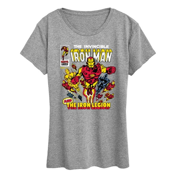 Marvel Iron Man - Comic Book Cover - Women's Short Sleeve Graphic T-Shirt