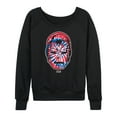 thumbnail image 1 of Marvel Iron Man - Flag Fill Oversized - Women's French Terry Pullover Sweatshirt, 1 of 5