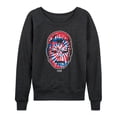 thumbnail image 1 of Marvel Iron Man - Flag Fill Oversized - Women's French Terry Pullover Sweatshirt, 1 of 5