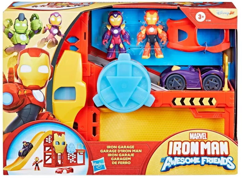 Marvel Iron Man & His Awesome Friends Iron Garage Playset