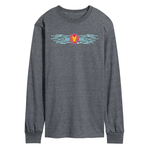 Marvel - Iron Man Horizontal - Men's Long Sleeve Tee