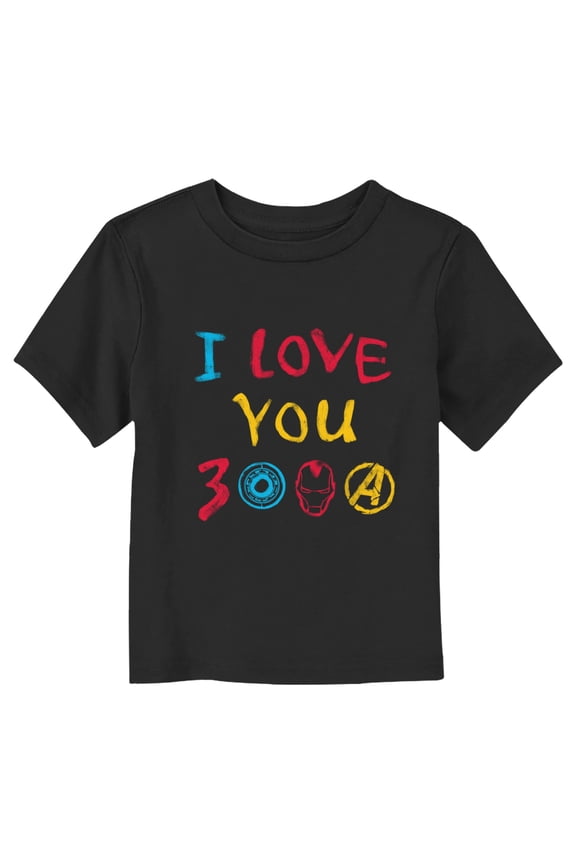 Iron Man I Love You 3000 Drawing  Graphic T-Shirt
