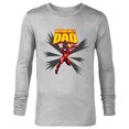 thumbnail image 1 of Marvel Iron Man Invincible Dad Birthday Father’s Day - Long Sleeve T-Shirt for Men - Customized-Athletic Heather, 1 of 5