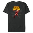 thumbnail image 1 of Marvel Iron Man Invincible Dad Birthday Father’s Day - Short Sleeve Blended T-Shirt for Adults - Customized-Dark Heather, 1 of 5