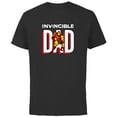 thumbnail image 1 of Marvel Iron Man Invincible Dad Comic Book Father's Day - Short Sleeve Cotton T-Shirt for Adults - Customized-Black, 1 of 5