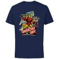 thumbnail image 1 of Marvel Iron Man Invincible Dad Father's Day - Short Sleeve Cotton T-Shirt for Adults - Customized-Navy, 1 of 5