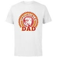 thumbnail image 1 of Marvel Iron Man Invincible Dad Father’s Day - Short Sleeve Cotton T-Shirt for Adults - Customized-White, 1 of 5