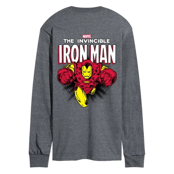 Marvel Iron Man - Invincible Oversized - Men's Long Sleeve Graphic T-Shirt