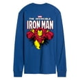 thumbnail image 1 of Marvel Iron Man - Invincible Oversized - Men's Long Sleeve Graphic T-Shirt, 1 of 5