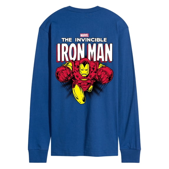 Marvel Iron Man - Invincible Oversized - Men's Long Sleeve Graphic T-Shirt