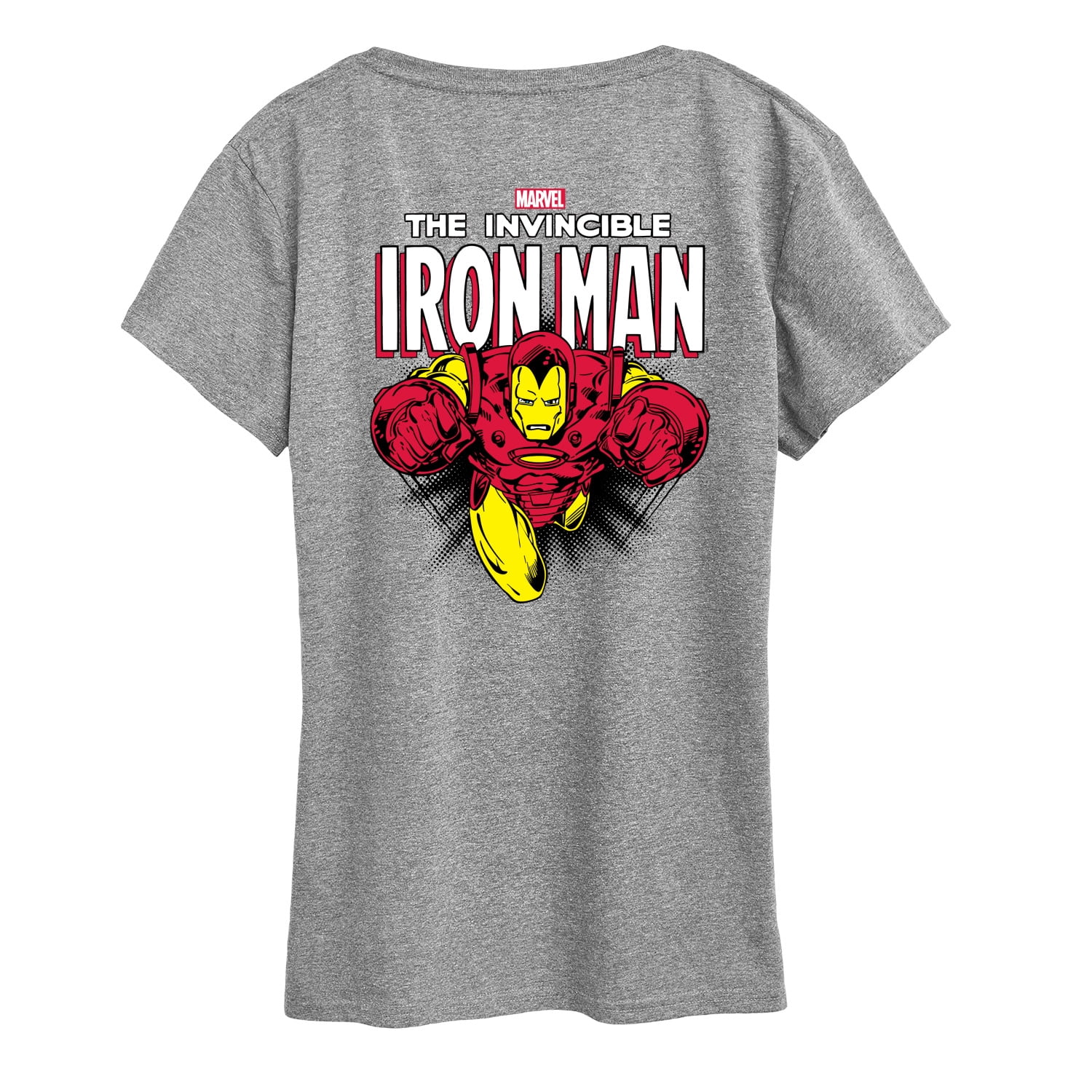 Marvel Iron Man - Invincible Oversized - Women's Short Sleeve Graphic T-Shirt