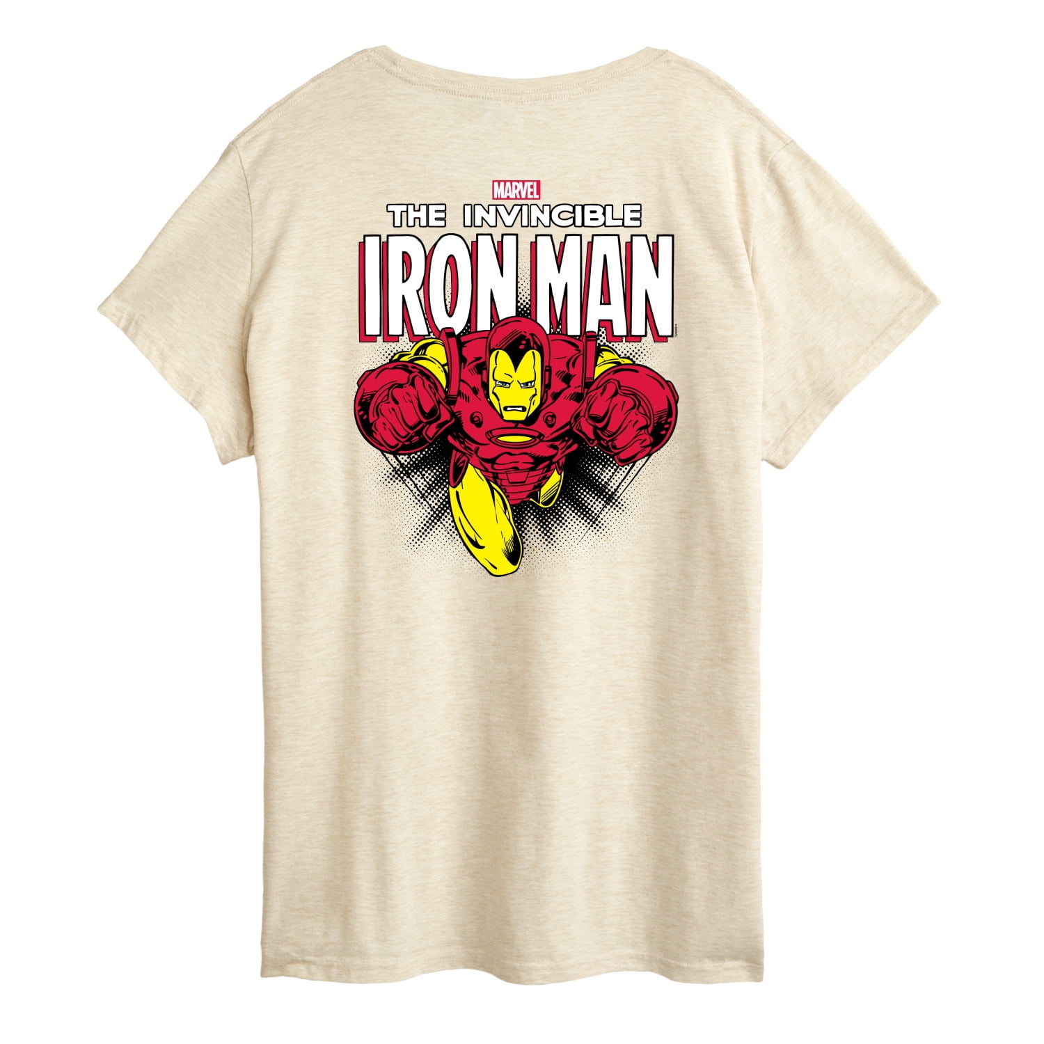 Marvel Iron Man - Invincible Oversized - Women's Short Sleeve Graphic T-Shirt