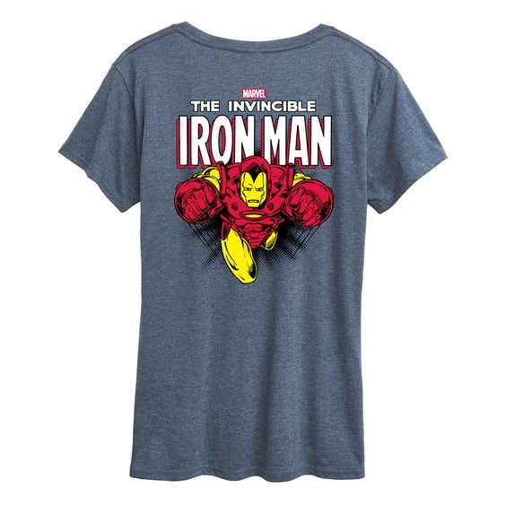 Marvel Iron Man - Invincible Oversized - Women's Short Sleeve Graphic T-Shirt