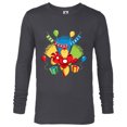 thumbnail image 1 of Marvel Iron Man It’s Party Time Birthday - Long Sleeve T-Shirt for Men - Customized-Charcoal Heather, 1 of 5