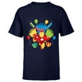 thumbnail image 1 of Marvel Iron Man It’s Party Time Birthday - Short Sleeve T-Shirt for Kids - Customized-Navy, 1 of 5