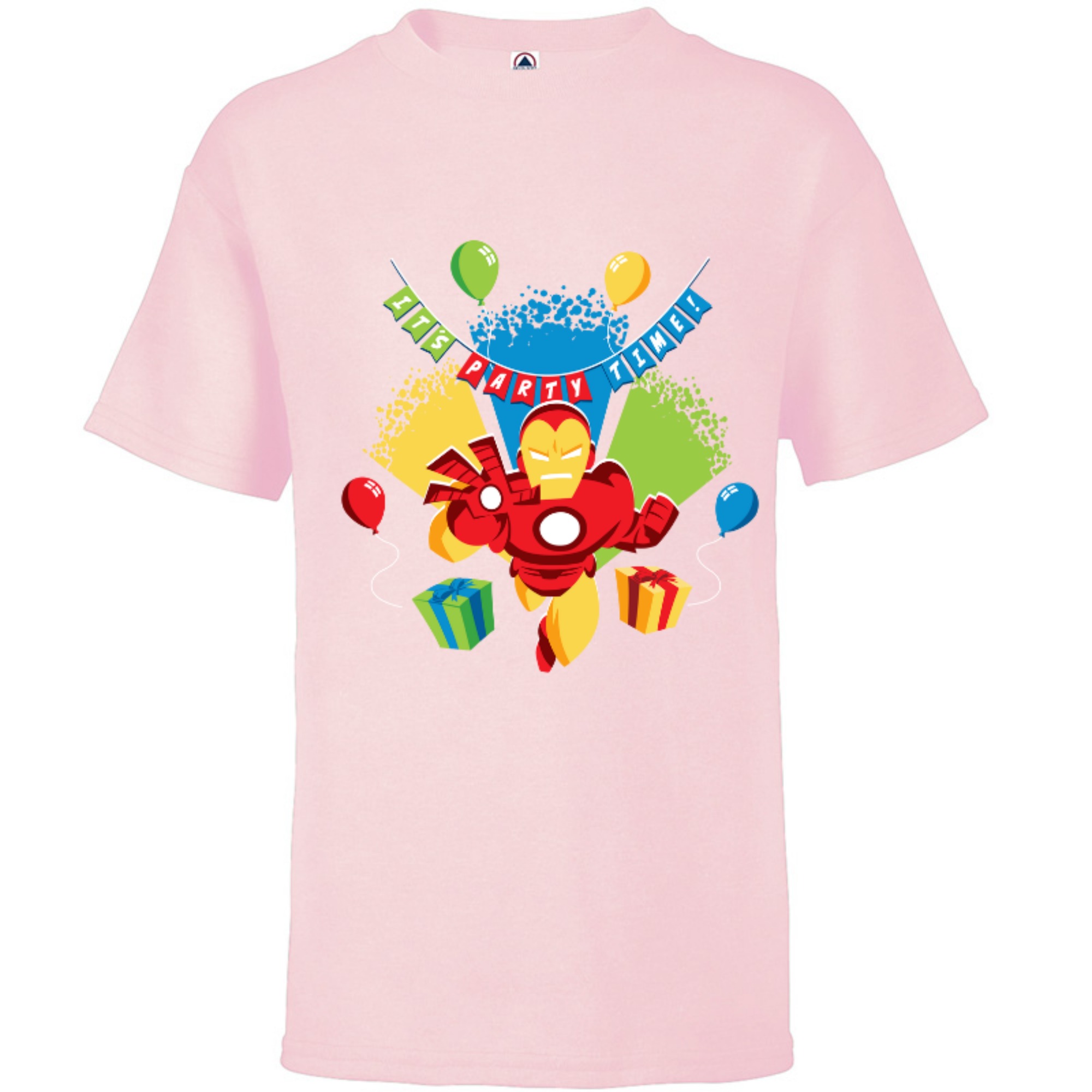 Marvel Iron Man It’s Party Time Birthday - Short Sleeve T-Shirt for ...