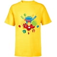 thumbnail image 1 of Marvel Iron Man It’s Party Time Birthday - Short Sleeve T-Shirt for Kids - Customized-Yellow, 1 of 5