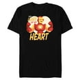 thumbnail image 1 of Marvel Iron Man Light Up My Heart Valentine’s Day Romantic - Short Sleeve Blended T-Shirt for Adults - Customized-Black, 1 of 5