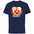thumbnail image 1 of Marvel Iron Man Light Up My Heart Valentine’s Day Romantic - Short Sleeve Cotton T-Shirt for Adults - Customized-Navy, 1 of 5