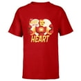 thumbnail image 1 of Marvel Iron Man Light Up My Heart Valentine’s Day Romantic - Short Sleeve T-Shirt for Kids - Customized-Red, 1 of 5