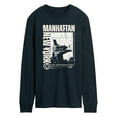 thumbnail image 1 of Marvel Iron Man - Manhattan Stark Tower - Men's Long Sleeve Graphic T-Shirt, 1 of 5