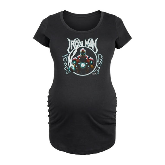 Marvel Iron Man - Metal Graphic T-Shirt - Maternity Scoop Neck Graphic T-Shirt