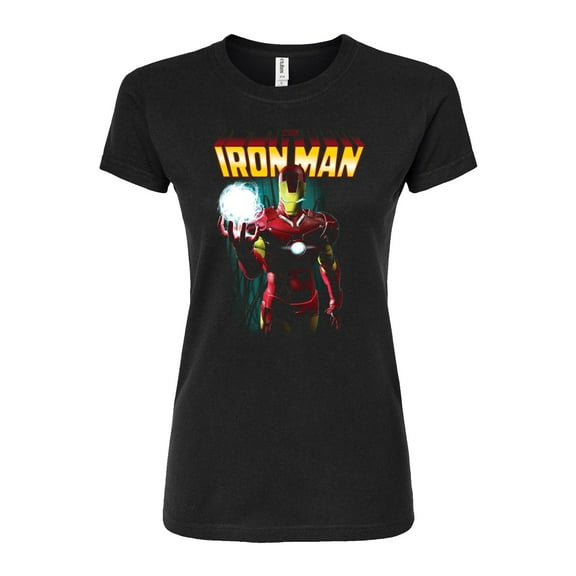 Marvel Iron Man - Modern Oversized - Juniors Fitted Graphic T-Shirt