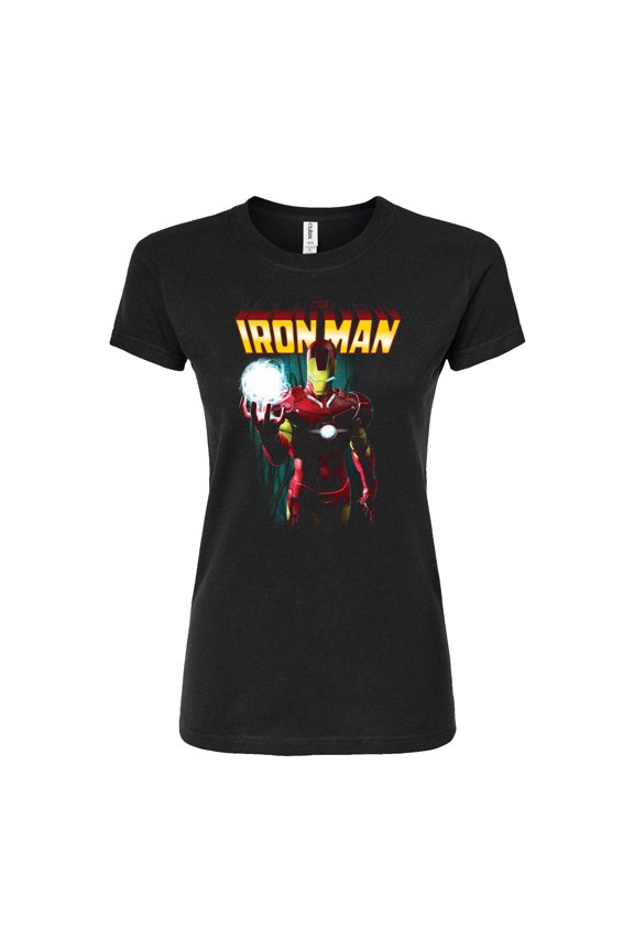Iron Man - Modern Oversized - Juniors Fitted Graphic T-Shirt
