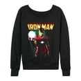 thumbnail image 1 of Marvel Iron Man - Modern Oversized - Women's French Terry Pullover Sweatshirt, 1 of 5