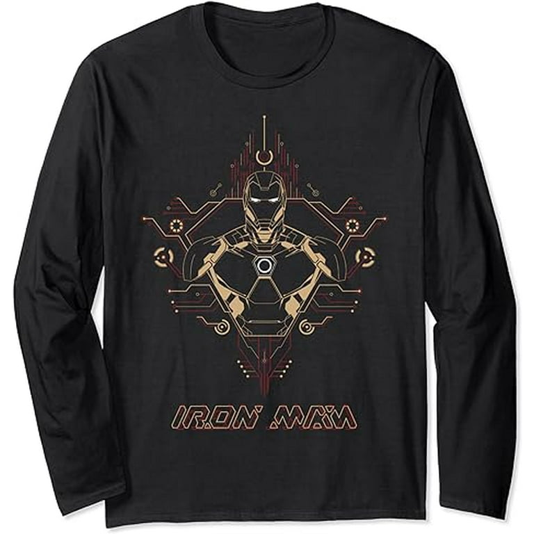 Iron man t shirt full sleeve hot sale