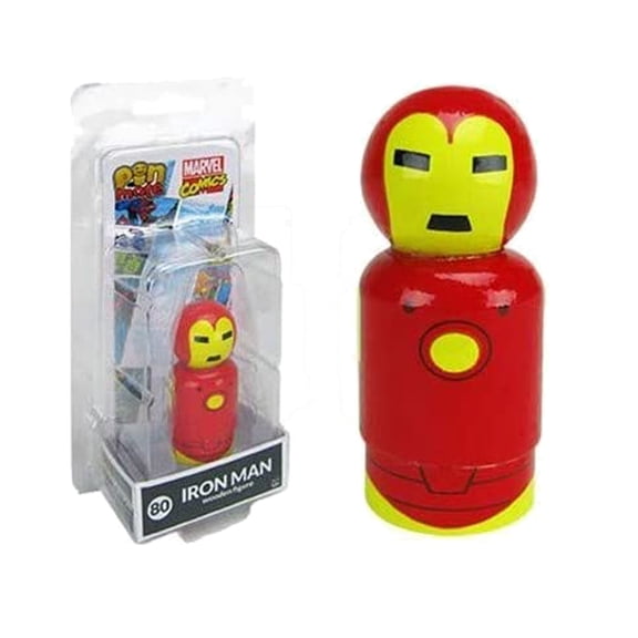 Marvel Iron Man Pin Mate Wooden Figure #80