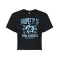 thumbnail image 1 of Marvel Iron Man - Property Of Stark Industries - Juniors Cropped Graphic T-Shirt, 1 of 5