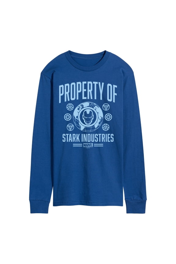 Iron Man - Property Of Stark Industries - Men's Long Sleeve Graphic T-Shirt