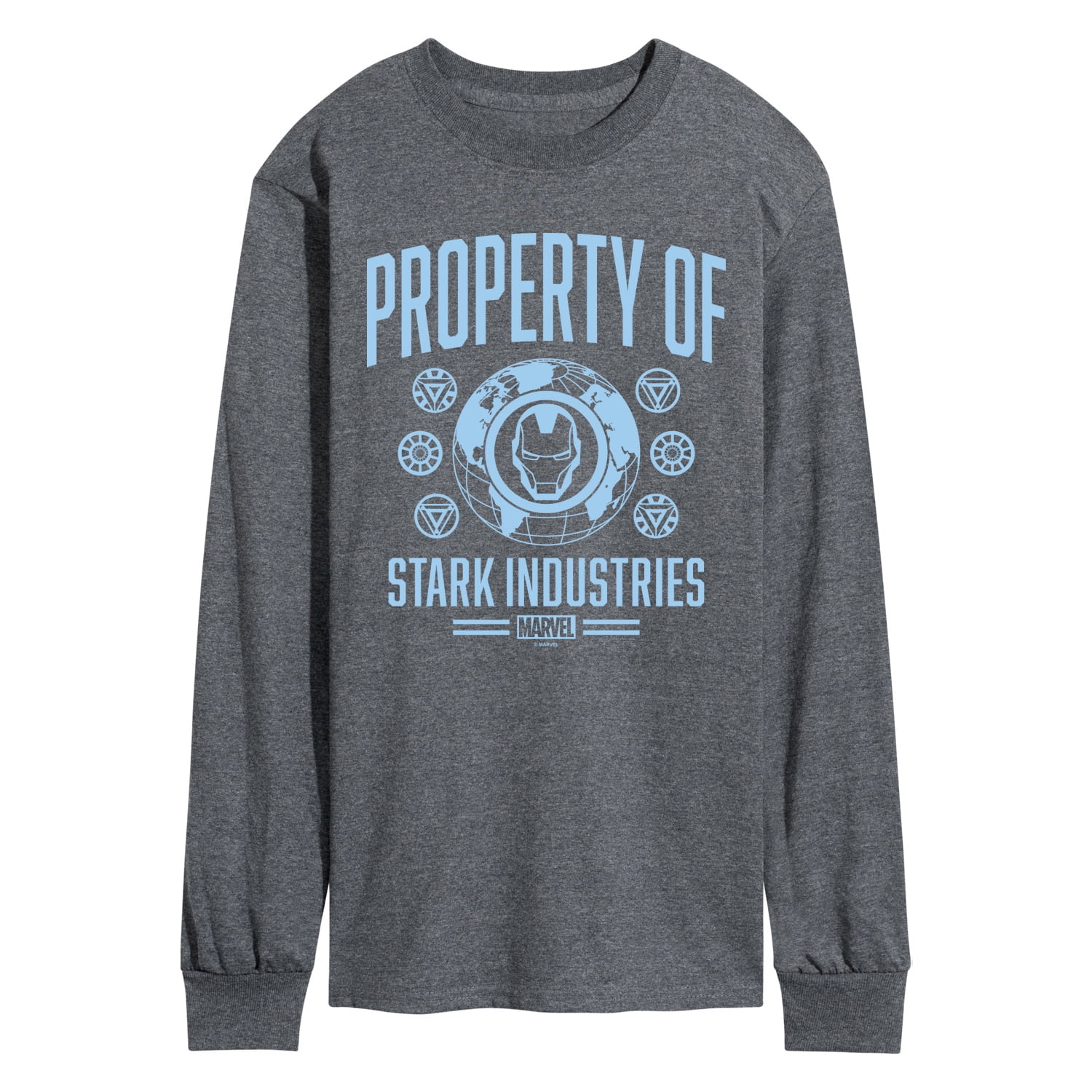 Marvel Iron Man - Property Of Stark Industries - Men's Long Sleeve Graphic T-Shirt