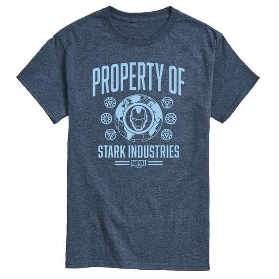 Marvel Iron Man - Property Of Stark Industries - Men's Short Sleeve Graphic T-Shirt