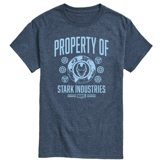 Marvel Iron Man - Property Of Stark Industries - Men's Short Sleeve Graphic T-Shirt