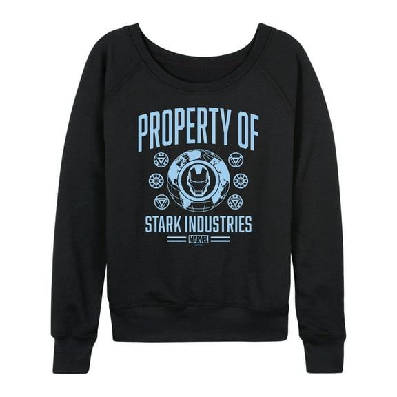 Marvel Iron Man - Property Of Stark Industries - Women's French Terry Pullover Sweatshirt