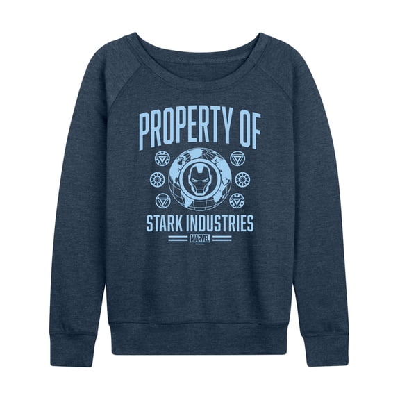 Marvel Iron Man - Property Of Stark Industries - Women's French Terry Pullover Sweatshirt