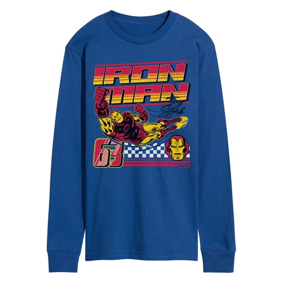 Marvel Iron Man - Racing - Men's Long Sleeve Graphic T-Shirt