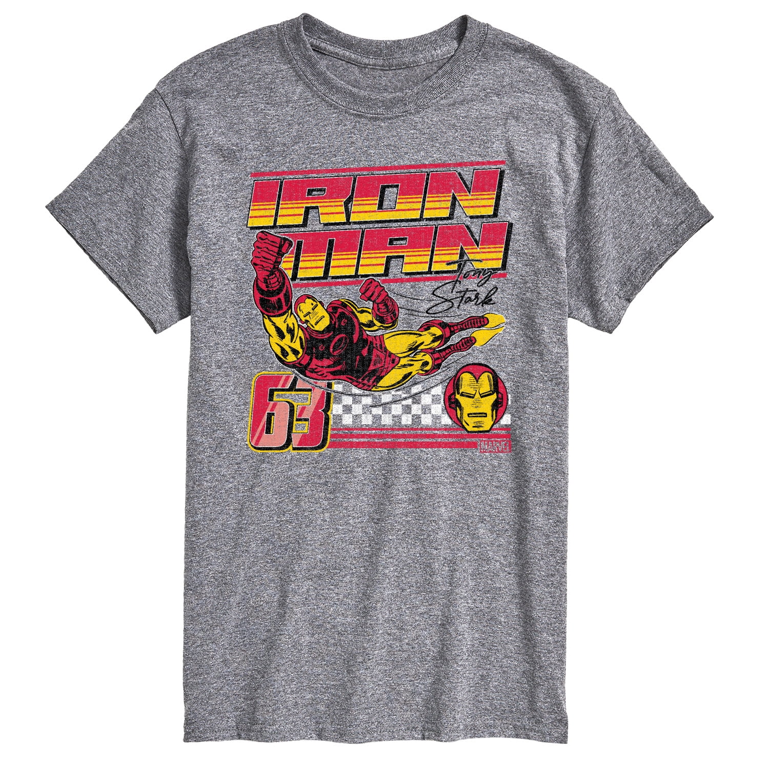 Marvel Iron Man - Racing - Men's Short Sleeve Graphic T-Shirt