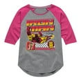 thumbnail image 1 of Marvel Iron Man - Racing - Toddler And Youth Girls Shirt Tail Raglan, 1 of 5