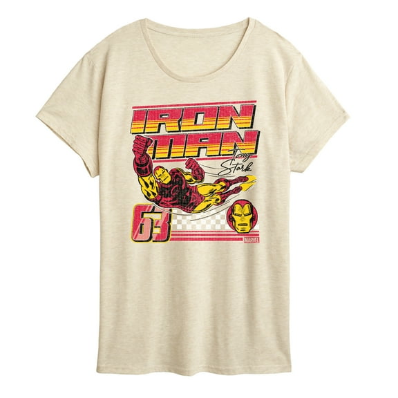 Marvel Iron Man - Racing - Women's Short Sleeve Graphic T-Shirt