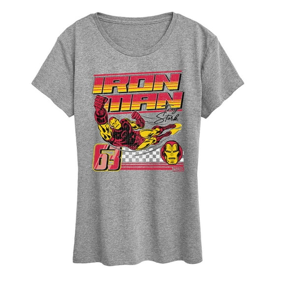 Marvel Iron Man - Racing - Women's Short Sleeve Graphic T-Shirt