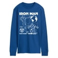thumbnail image 1 of Marvel Iron Man - Schematic - Men's Long Sleeve Graphic T-Shirt, 1 of 5