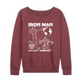 thumbnail image 1 of Marvel Iron Man - Schematic - Women's French Terry Pullover Sweatshirt, 1 of 5