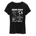 thumbnail image 1 of Marvel Iron Man - Schematic - Women's Short Sleeve Graphic T-Shirt, 1 of 5