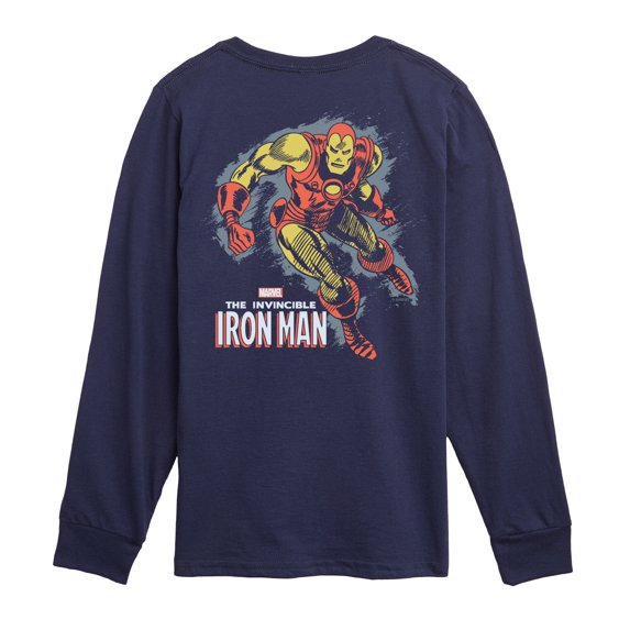 Marvel Iron Man - Sketch - Toddler And Youth Long Sleeve Graphic T-Shirt