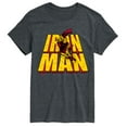 thumbnail image 1 of Marvel Iron Man - Stacked Name Oversized - Men's Short Sleeve Graphic T-Shirt, 1 of 5