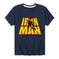 thumbnail image 1 of Marvel Iron Man - Stacked Name - Toddler And Youth Short Sleeve Graphic T-Shirt, 1 of 5